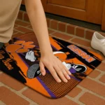 customized-clemson-tigers-mickey-quarterback-orange-black-doormat-best-selling.webp