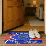 customized-florida-gators-football-crest-blue-black-doormat-best-selling.webp