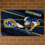 customized-kent-state-golden-flashes-mickey-quarterback-navy-blue-black-doormat-best-selling.webp