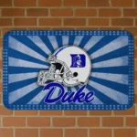 Duke Blue Devils Helmet Centerpiece Blue Doormat