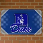 Duke Blue Devils Silver Halftone Blue Doormat