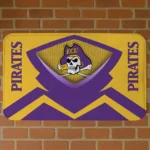 East Carolina Pirates Ninja Mesh Purple Doormat