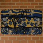 FIU Panthers Palm Silhouette Blue Black Doormat