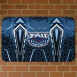 Florida Atlantic Owls Graphic Stripes Blue Doormat