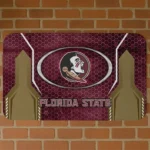 Florida State Seminoles Hexagon Oval Garnet Doormat