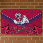 Fresno State Bulldogs Layered Lines Red Doormat