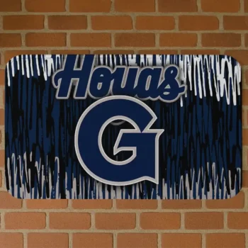 Georgetown Hoyas Vertical Flow Blue Doormat