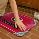 georgia-bulldogs-silver-halftone-red-doormat-best-selling.webp