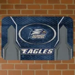georgia-southern-eagles-hexagon-oval-blue-doormat-best-selling.webp