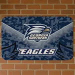 Georgia Southern Eagles Layered Lines Blue Doormat