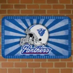Georgia State Panthers Helmet Centerpiece Blue Doormat