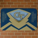 Georgia Tech Yellow Jackets Ninja Mesh Gold Doormat