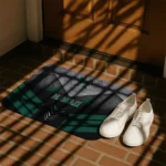 hawaii-rainbow-warriors-chevron-points-green-black-doormat-best-selling.webp