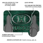 hawaii-rainbow-warriors-hexagon-oval-green-doormat-best-selling.webp