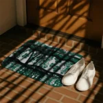 hawaii-rainbow-warriors-palm-silhouette-green-black-doormat-best-selling.webp
