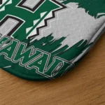 hawaii-rainbow-warriors-plate-rip-green-doormat-best-selling.webp