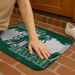 hawaii-rainbow-warriors-plate-rip-green-doormat-best-selling.webp