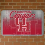 Houston Cougars Pixel Blur Red Doormat
