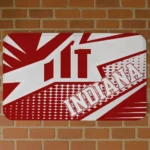 Indiana Hoosiers Sharp Flash Red Doormat