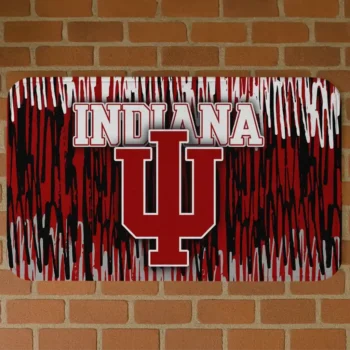 Indiana Hoosiers Vertical Flow Red Doormat