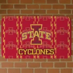 Iowa State Cyclones Bolt Row Red Doormat