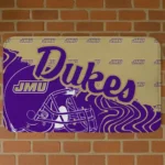 James Madison Dukes Football Pride Purple Doormat