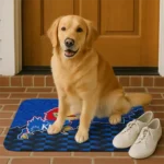kansas-jayhawks-tribal-detailing-blue-black-doormat-best-selling.webp