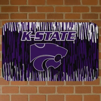 Kansas State Wildcats Vertical Flow Purple Doormat
