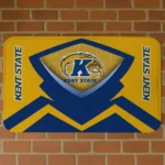 Kent State Golden Flashes Ninja Mesh Navy Blue Doormat