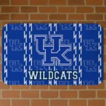 Kentucky Wildcats Bolt Row Blue Doormat