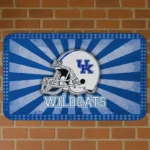 Kentucky Wildcats Helmet Centerpiece Blue Doormat