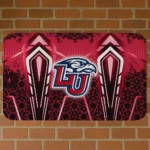 Liberty Flames Graphic Stripes Red Doormat