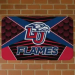 Liberty Flames Techno Camo Red Black Doormat