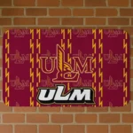 Louisiana-Monroe Warhawks Bolt Row Red Doormat