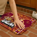 louisiana-monroe-warhawks-helmet-illustration-red-doormat-best-selling.webp
