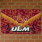 Louisiana-Monroe Warhawks Layered Lines Red Doormat