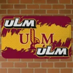 Louisiana-Monroe Warhawks Plate Rip Red Doormat