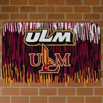 Louisiana-Monroe Warhawks Vertical Flow Red Doormat
