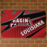 Louisiana Ragin' Cajuns Sharp Flash Red Doormat
