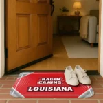 louisiana-ragin-cajuns-silver-halftone-red-doormat-best-selling.webp