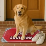 louisiana-ragin-cajuns-silver-halftone-red-doormat-best-selling.webp