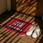 louisiana-ragin-cajuns-silver-halftone-red-doormat-best-selling.webp