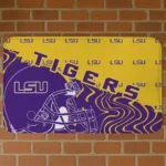 LSU Tigers Football Pride Purple Doormat