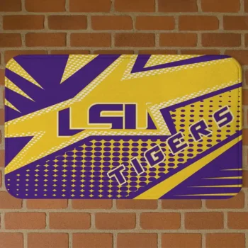 LSU Tigers Sharp Flash Purple Doormat