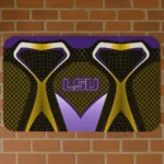 LSU Tigers Torso Pattern Gold Crocs Doormat