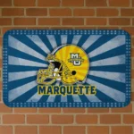 Marquette Golden Eagles Helmet Centerpiece Blue Doormat