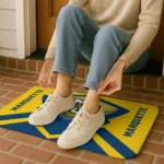 marquette-golden-eagles-ninja-mesh-blue-doormat-best-selling.webp
