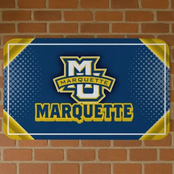 Marquette Golden Eagles Silver Halftone Blue Doormat