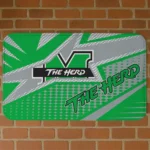 Marshall Thundering Herd Sharp Flash Green Doormat