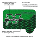 marshall-thundering-herd-tribal-detailing-green-black-doormat-best-selling.webp